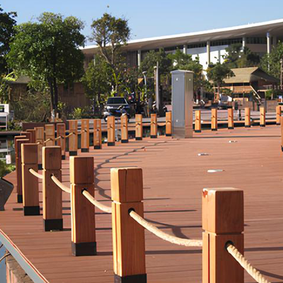 WPC Railing for Artificial Ponds WPC Railing for Artificial Ponds